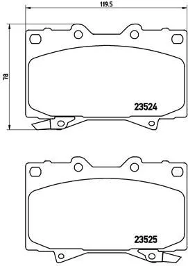 Brembo P83 048 Гальмівні колодки