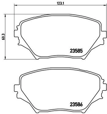 Brembo P83 055 Тормозные колодки