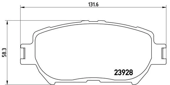 Brembo P83062 Гальмівні колодки