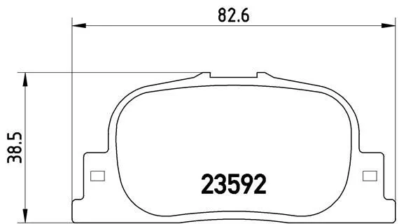 Brembo P83 063 Тормозные колодки