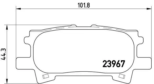 Brembo P83 068 Гальмівні колодки