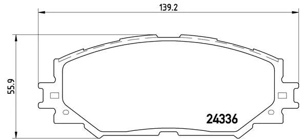 Brembo P83 082 Гальмівні колодки