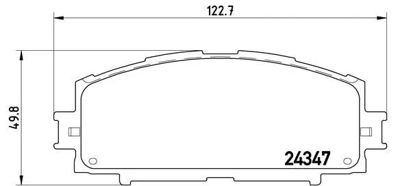 Brembo P83 086 Гальмівні колодки