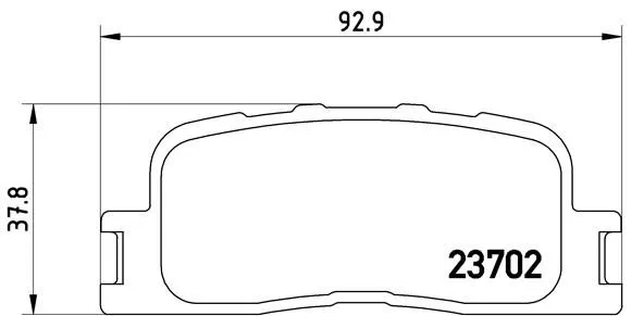 Brembo P83 088 Гальмівні колодки