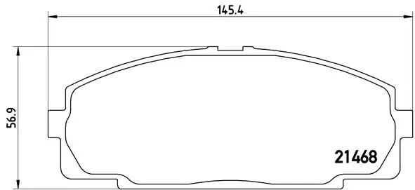 Brembo P83 092 Гальмівні колодки