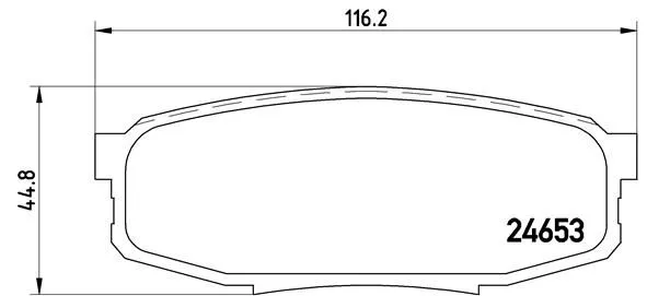 Brembo P83 098 Гальмівні колодки