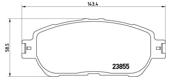 Brembo P83 105 Гальмівні колодки