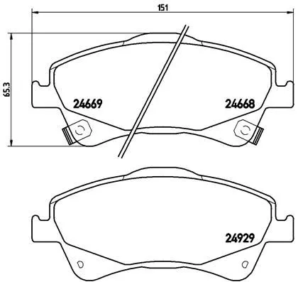 Brembo P83 109 Тормозные колодки