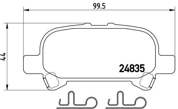 Brembo P83 110 Гальмівні колодки