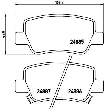 Brembo P83 112 Тормозные колодки