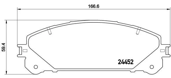 Brembo P83 145 Тормозные колодки