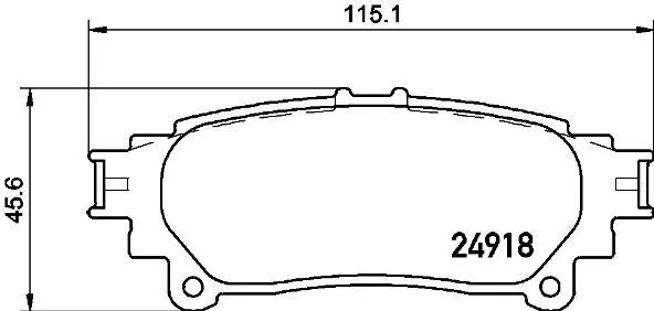 Brembo P83152 Гальмівні колодки