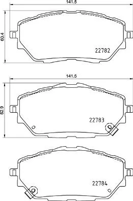 Brembo P 83 171 Тормозные колодки