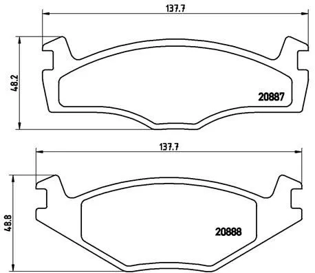 BREMBO P85 005 Тормозные колодки