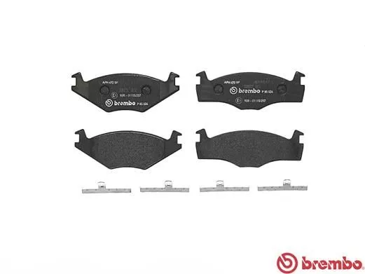 Brembo P85 024 Гальмівні колодки