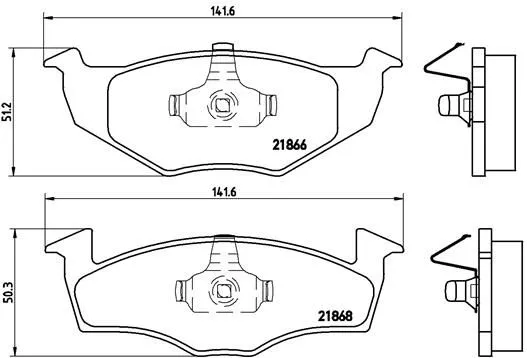 Brembo P85 025 Тормозные колодки