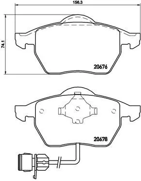 Brembo P85 026 Гальмівні колодки