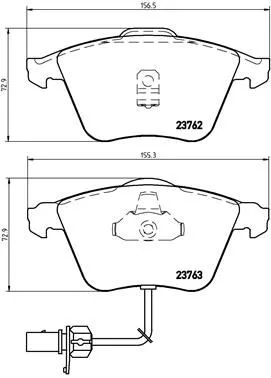 Brembo P85 056 Тормозные колодки