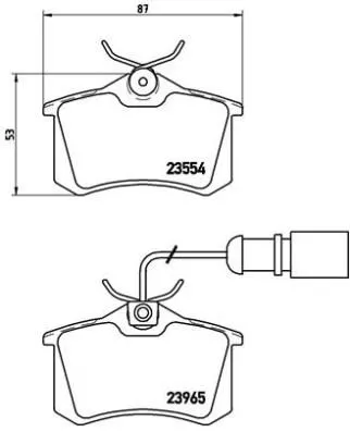 Brembo P85 058 Тормозные колодки