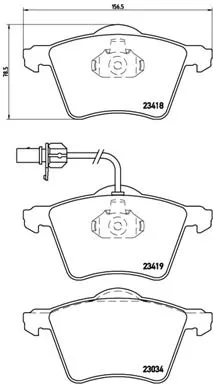 Brembo P85 062 Тормозные колодки