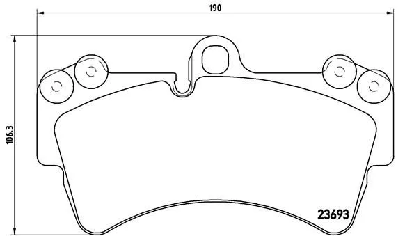 Brembo P85 065 Гальмівні колодки