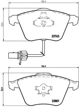 Brembo P85 084 Тормозные колодки