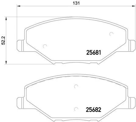 Brembo P85121 Тормозные колодки