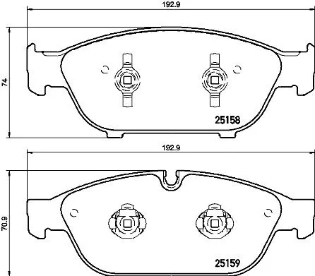 Brembo P85 127 Гальмівні колодки