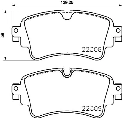 Brembo P85154 Тормозные колодки