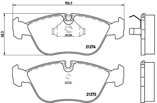 Brembo P86 013 Гальмівні колодки