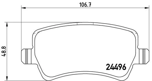 Brembo P86 021 Тормозные колодки