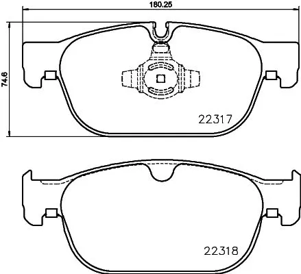 Brembo P86027 Тормозные колодки