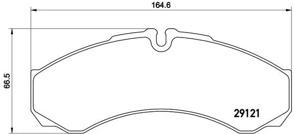 Brembo PA6 021 Гальмівні колодки