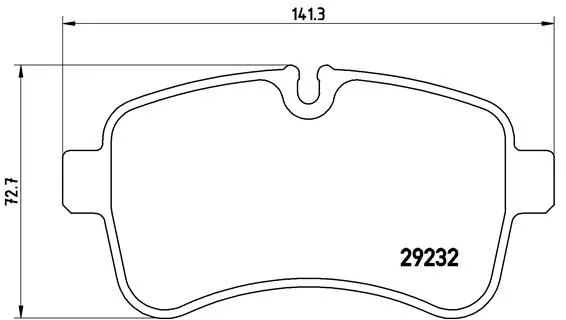 Brembo PA6 027 Гальмівні колодки