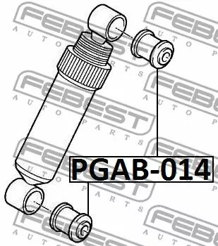 Febest PGAB-014 Амортизатор