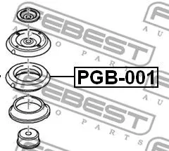 Febest PGB-001 Опорний підшипник амортизатора