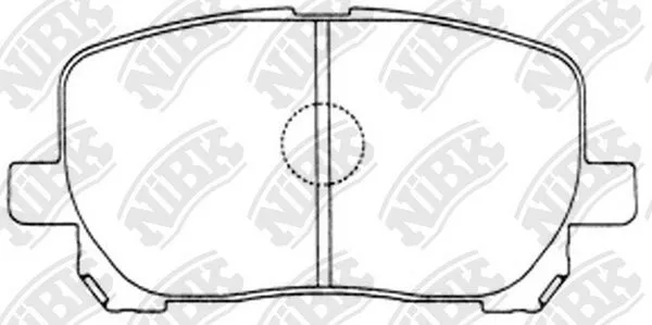 Nibk PN1470 Тормозные колодки