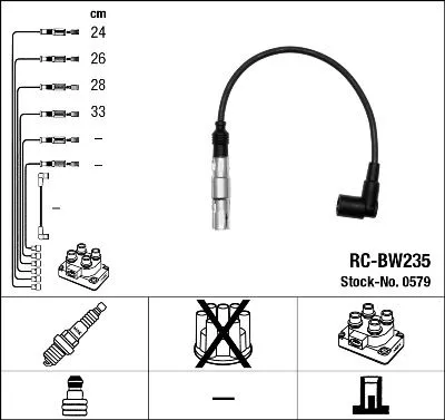 Ngk 0579 Високовольтні дроти