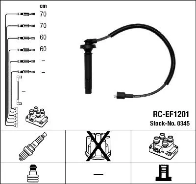 Ngk 0345 Высоковольтные провода