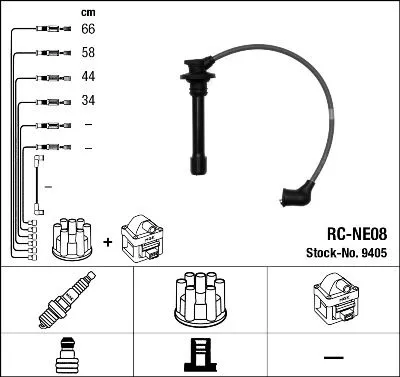 NGK 9405 Высоковольтные провода