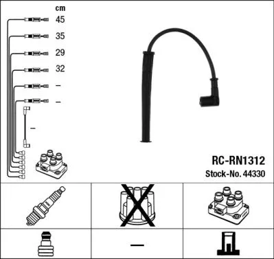 NGK 44330 Высоковольтные провода