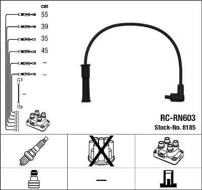 NGK 8185 Высоковольтные провода