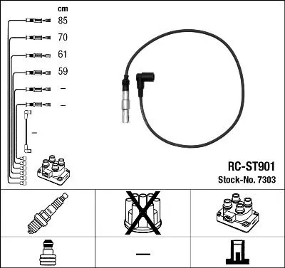 Ngk 7303 Высоковольтные провода