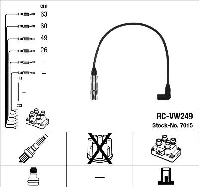 NGK 7015 Высоковольтные провода