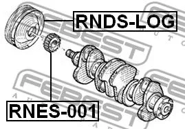 Febest RNES-001 Шестерня распредвала