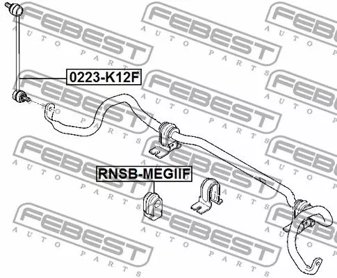 Febest RNSB-MEGIIF Втулка стабилизатора