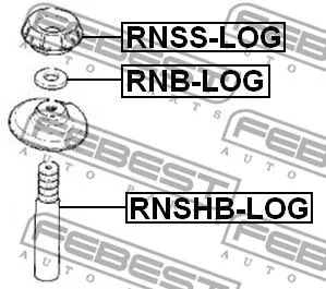 Febest RNSHB-LOG Пильовики амортизатора