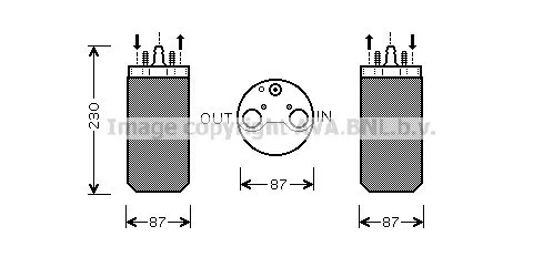 AVA QUALITY COOLING RTD350 Осушитель кондиционера