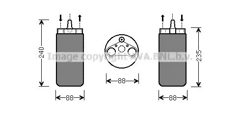 AVA QUALITY COOLING RT D453 Осушитель кондиционера