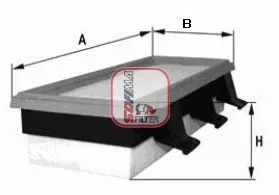 SOFIMA S1410A Воздушный фильтр